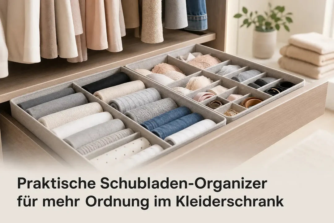 Praktische Schubladen-Organizer für mehr Ordnung im Kleiderschrank