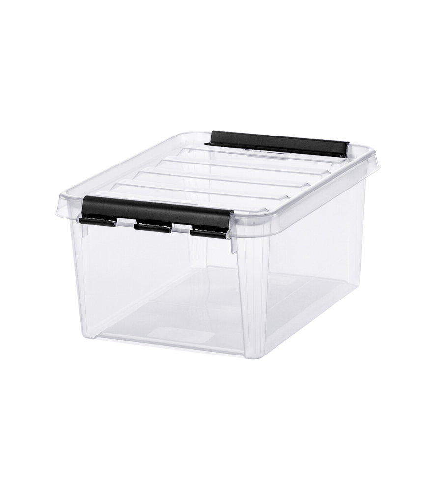 Orthex SmartStore ™ storage box with lid 8l high transparent plastic box stack box