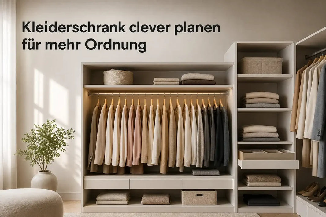 Kleiderschrank clever planen für mehr Ordnung