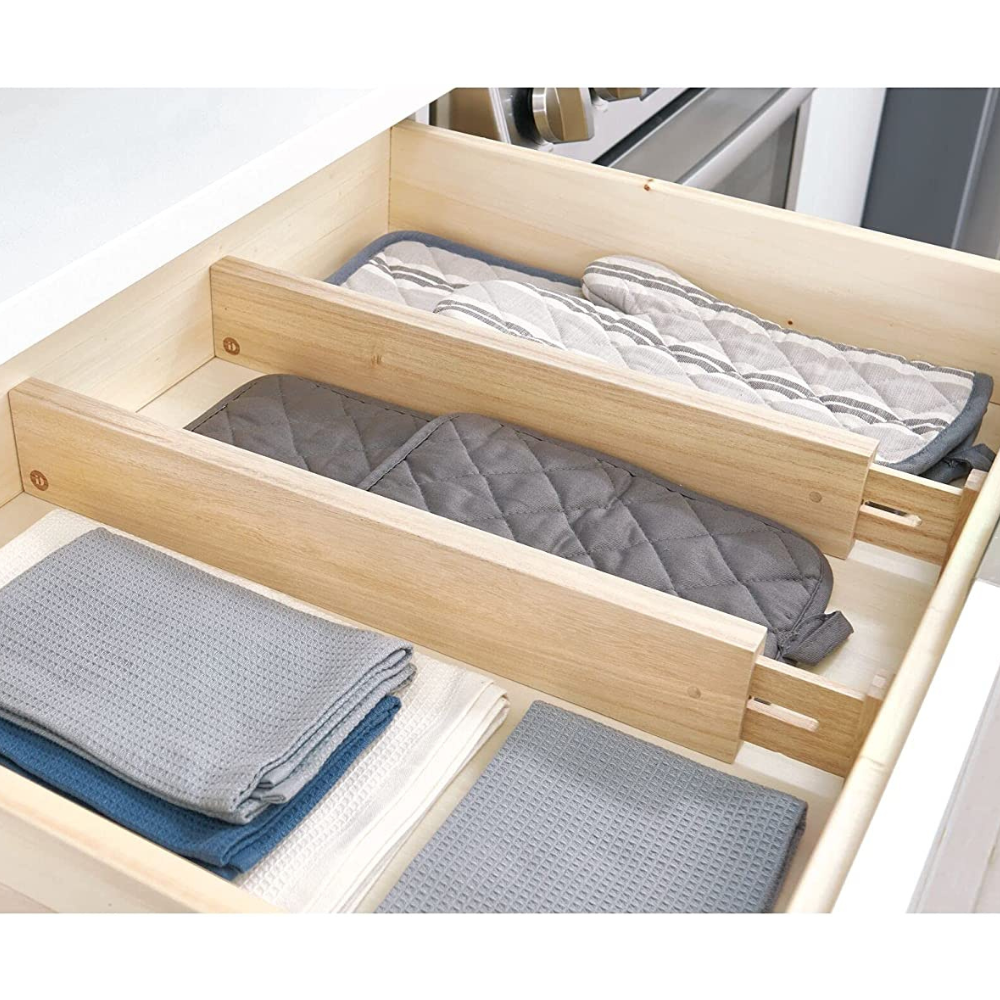 ECO - Schubladenteiler WOOD niedrig