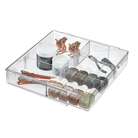 HOME EDIT - Drawer organizer CLEAR - extendable