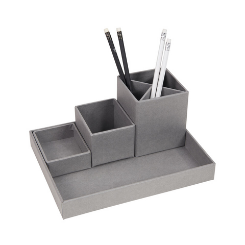 LENA Desk Organizer - Grey