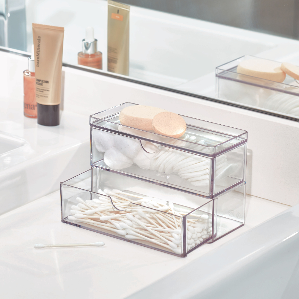 Ideign Clarity - Cosmetic Organizer LL Clear - con coperchio – BINS AND  BOXES