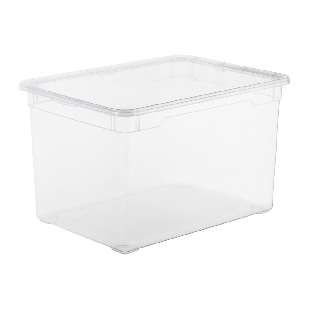 Storage box CLEAR 46L - 55x37.5x32cm