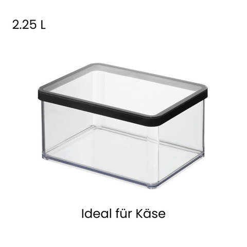 LOFT scatole di cartone KLAR nero - varie dimensioni
