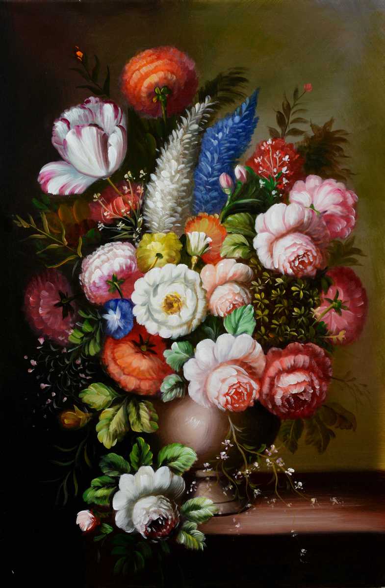 Vaso Bouquet 2 – dipinto a olio fatto a mano (Bellezze della natura)