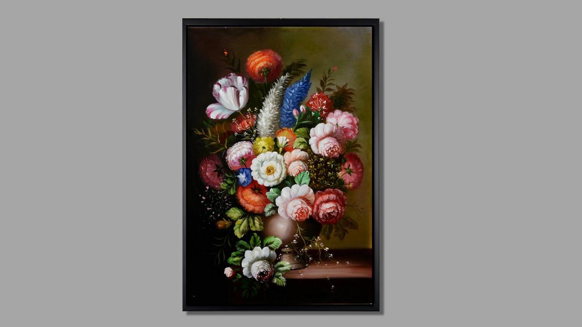 Vaso Bouquet 2 – dipinto a olio fatto a mano (Bellezze della natura)
