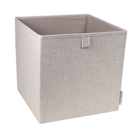 Cubo della scatola di archiviazione morbida - beige
