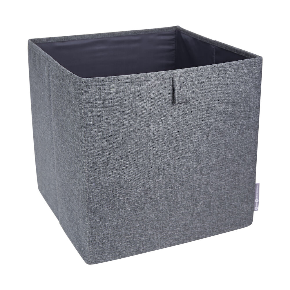 Cubo della scatola di archiviazione morbida - grigio