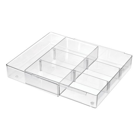 HOME EDIT - Drawer organizer CLEAR - extendable