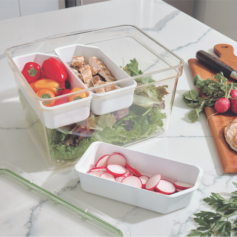 FRESH - CLEAR food storage container - 26.4x19.8x7.6cm