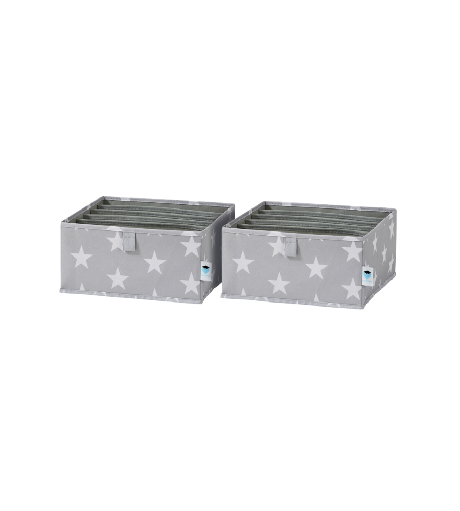 STAR Organizer 6 compartments wide grey