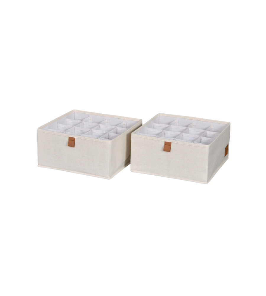 PREMIUM Organizer 16 Fächer Beige