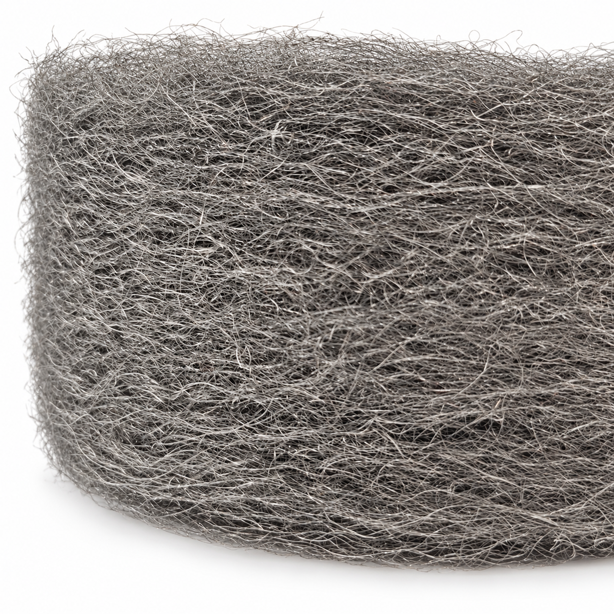 STAWO Steel Wool No. 2, 1-kg roll – Fiber structure in detail