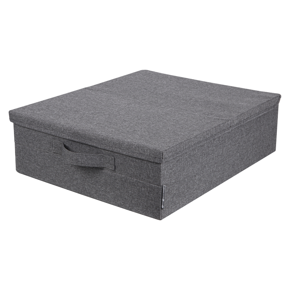 Soft storage box gray - under bed storage