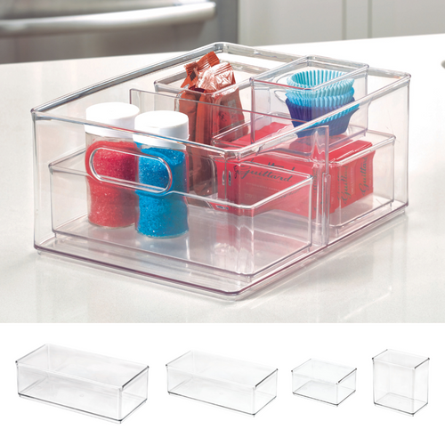 iDesign HOME EDIT - Organizer CLEAR - disponibili in diverse misure! – BINS  AND BOXES