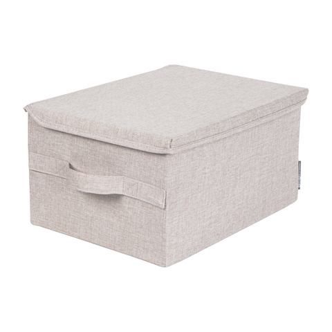 Soft storage box beige M - 40x30x22cm