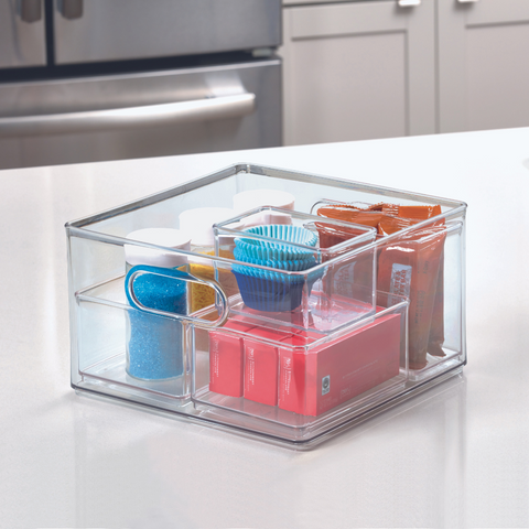 HOME EDIT - Storage container CLEAR - 25.4x25.4x15.2cm