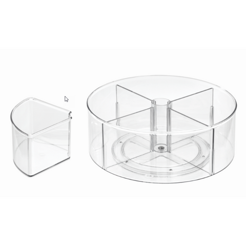 HOME EDIT - Turntable Lazy Susan CLEAR - 29x11cm