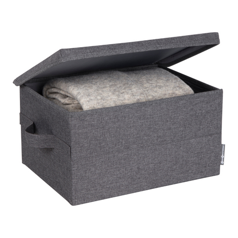 Soft storage box gray m - 40x30x2cm