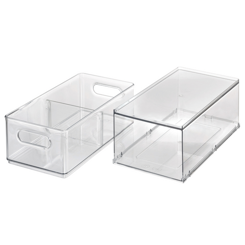 Home Edit - Considération Box Fridge Clear - avec tiroir