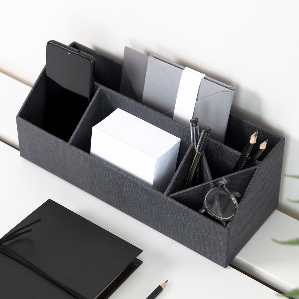 Bigso LENA - Organizzatore da scrivania in nero! – BINS AND BOXES
