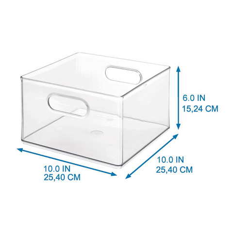 Modification à domicile - Conteneur de considération Clear - 25.4x25.4x15.2cm