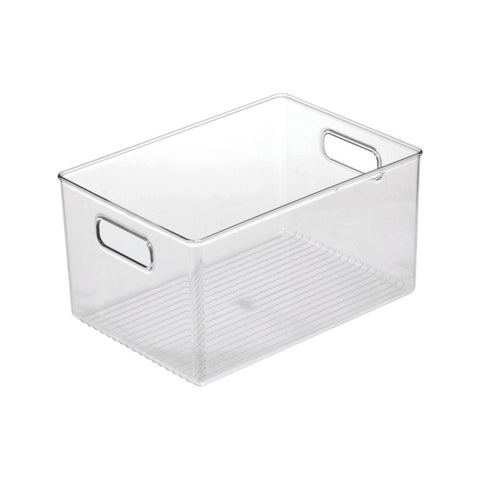 iDesign LINUS Aufbewahrungsbehälter KLAR - 28.5x20.5x15cm - BINS AND BOXES