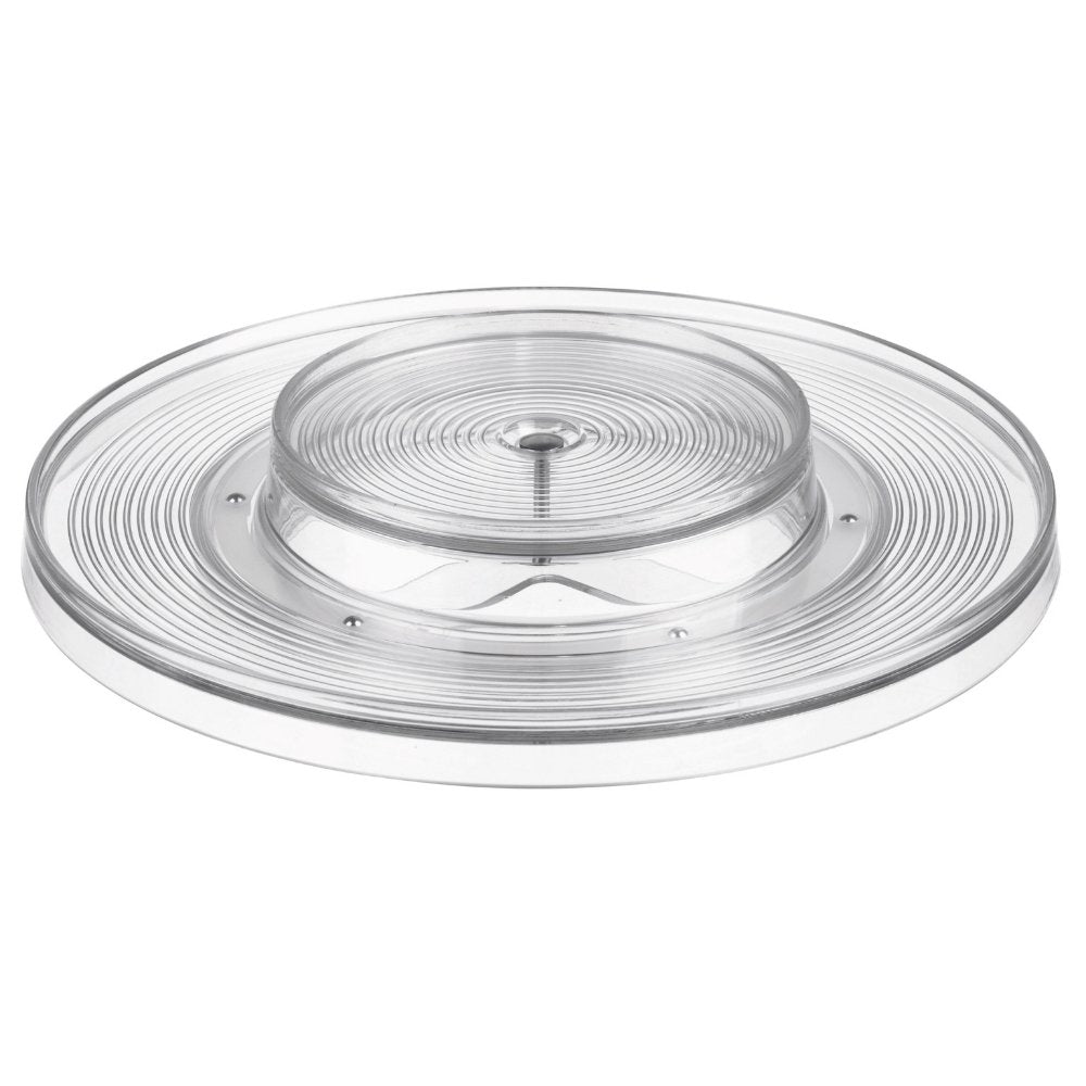 iDesign LINUS - Drehteller Lazy Susan KLAR - 29cm x 5cm - BINS AND BOXES